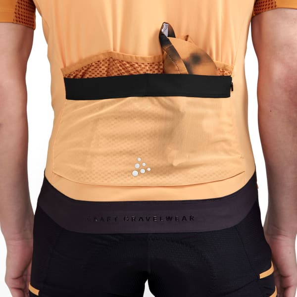 Maillot vélo CRAFT PRO GRAVEL SS JERSEY PEACH-DESERT