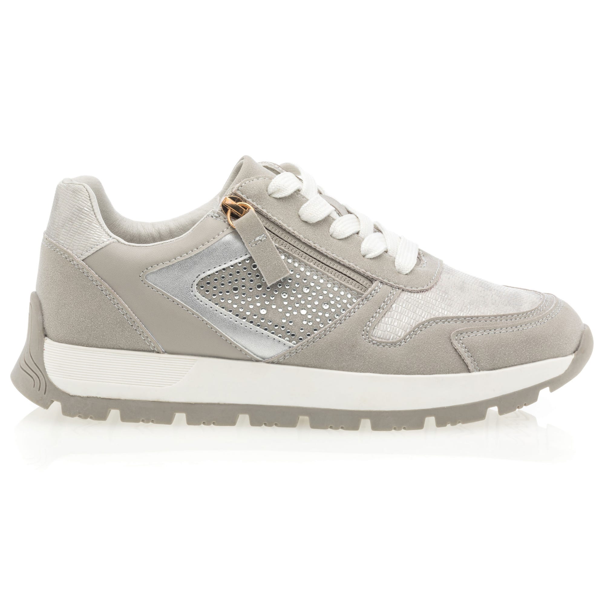 Baskets basses Femme gris