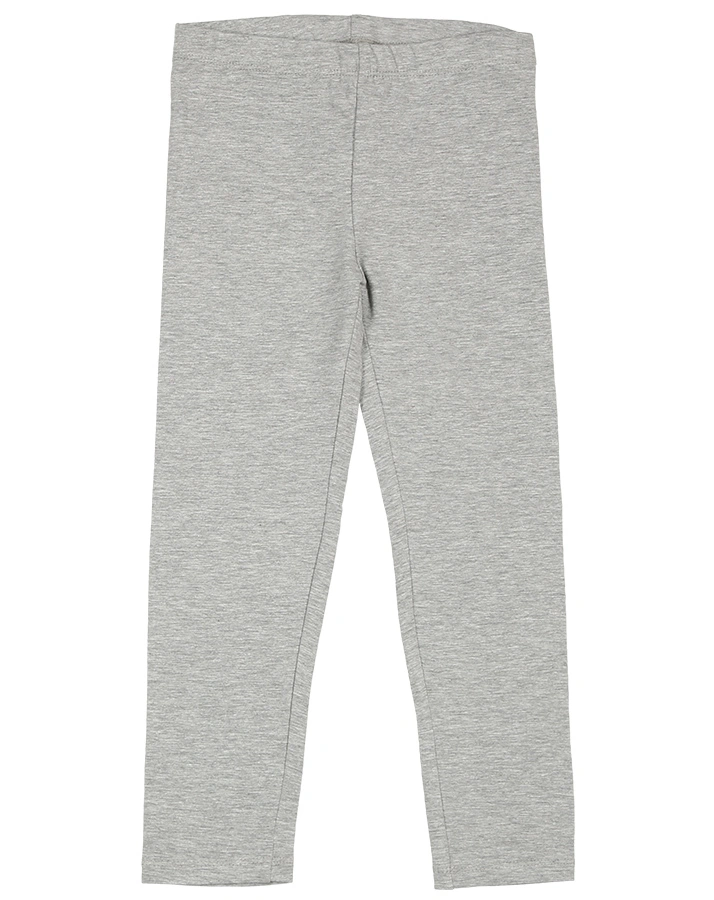 Leggings BASIC 2er-Pack in schwarz/grau melange