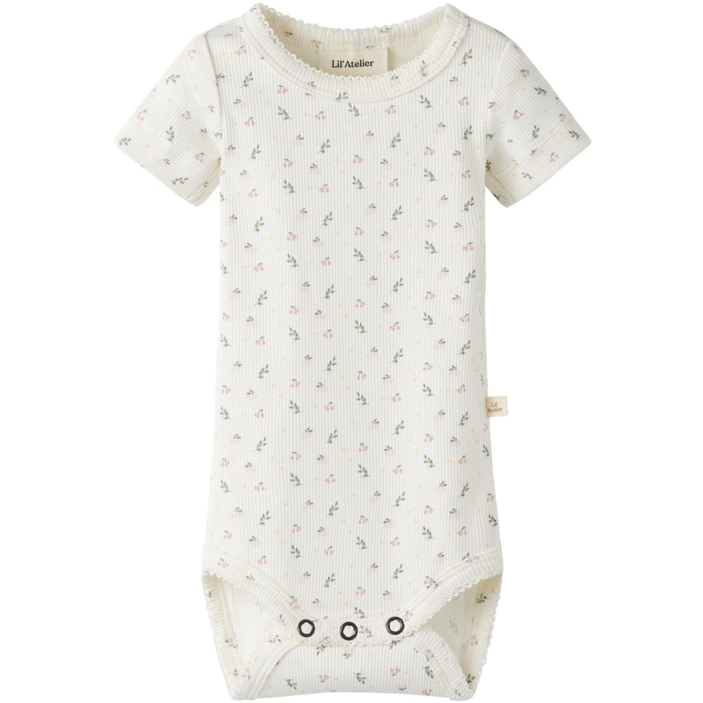Køb Lil'Atelier Coconut Milk Small Flower Nbfgago Ss Slim Body Lil Noos