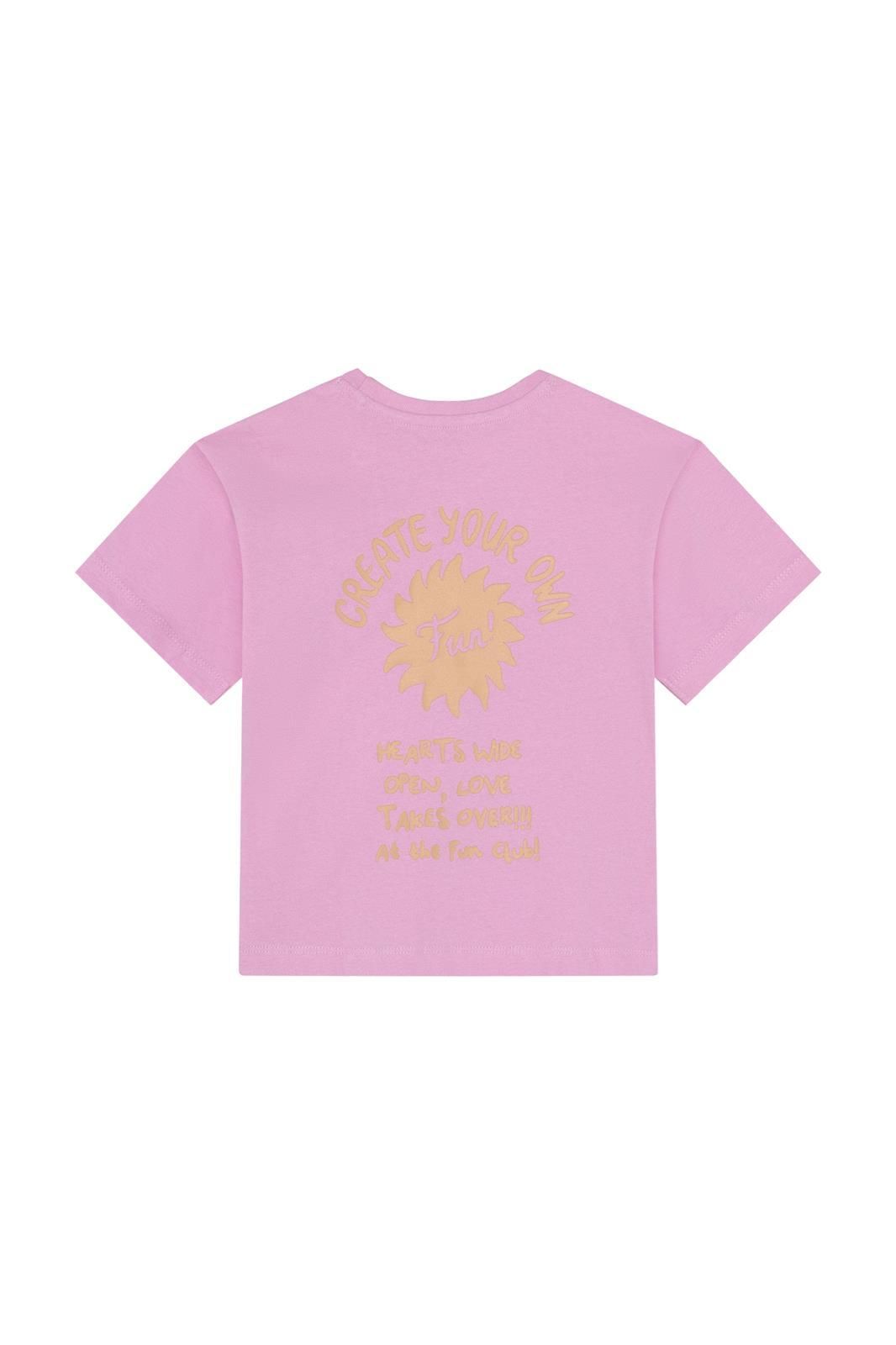 Noppies Kids T-shirt - Backprint - Pastel Lavender
