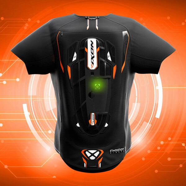Ixon - Gilet IX-Airbag U05 Noir / Orange