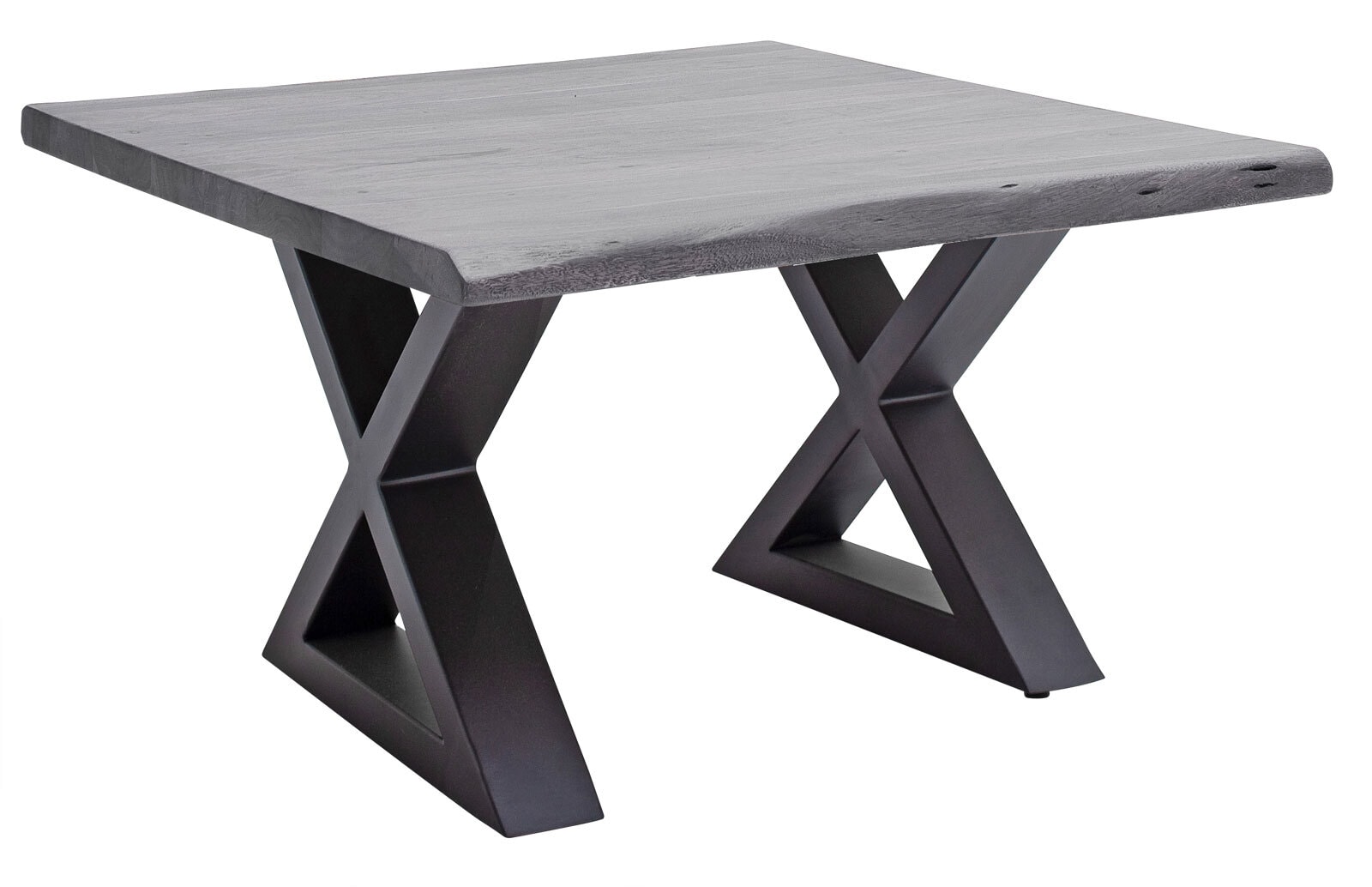 Couchtisch CARTAGENA X75 anthrazit /massiv grau