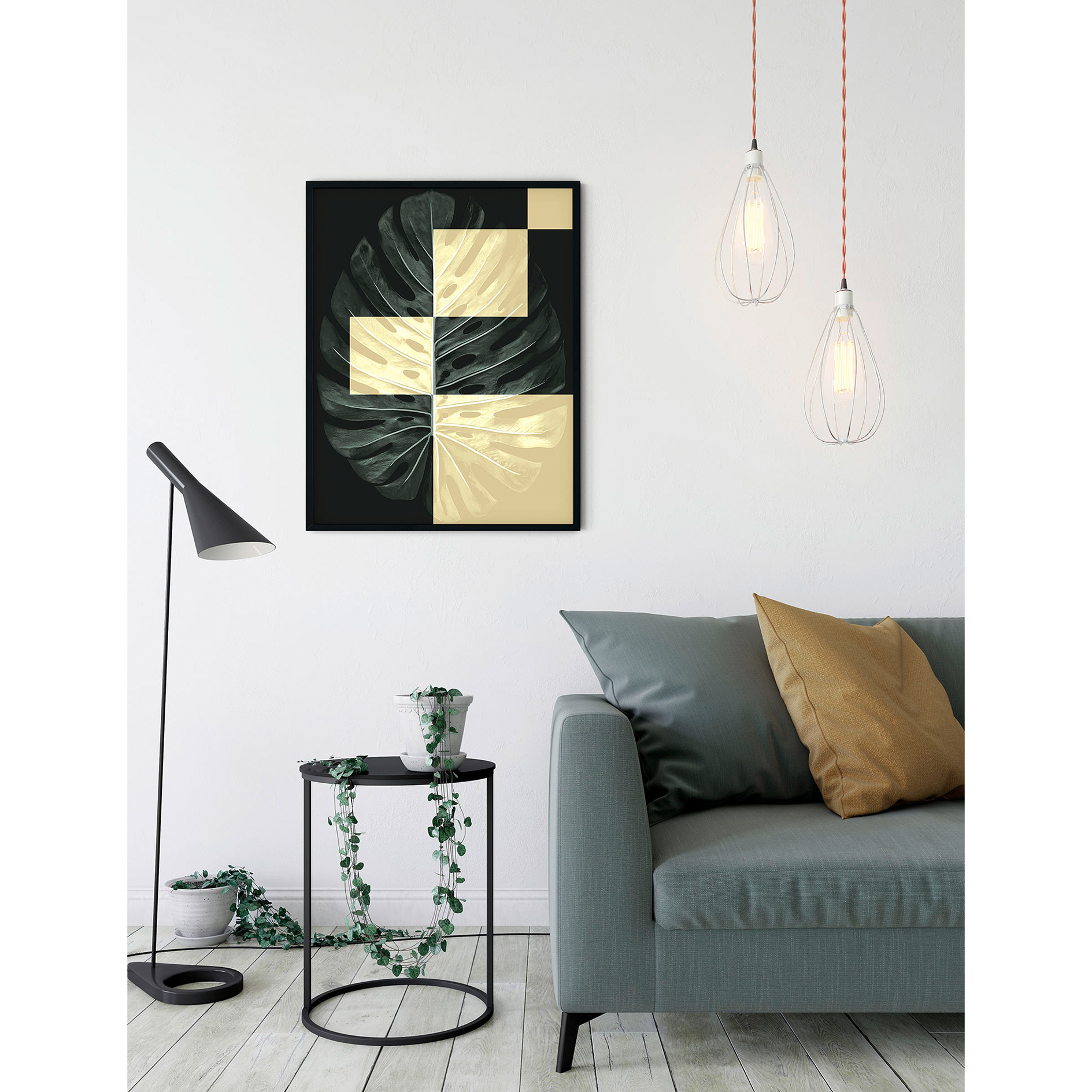 Wandbild MONSTERA THEATRE - 50x70 cm