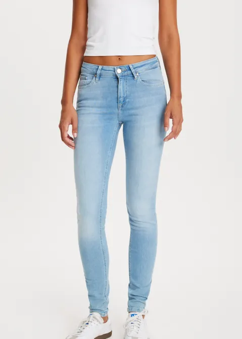 Rose mid rise skinny jeans blauw (BLW.USL)