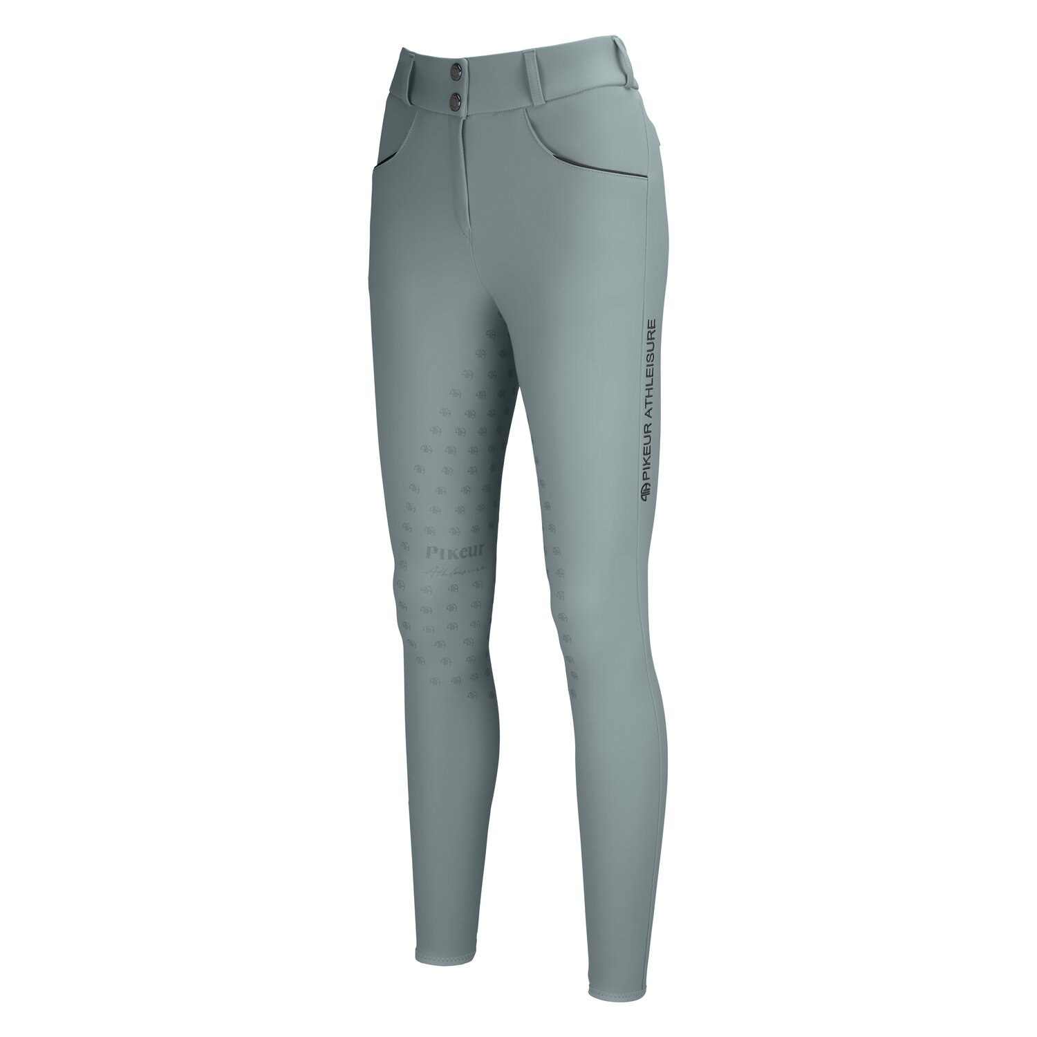 PIKEUR ATHLEISURE Grip-Vollbesatz-Reithose - jade