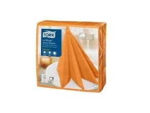 Serviet Tork Linstyle 39x39 cm Orange,12 pk x 50 Stk/krt