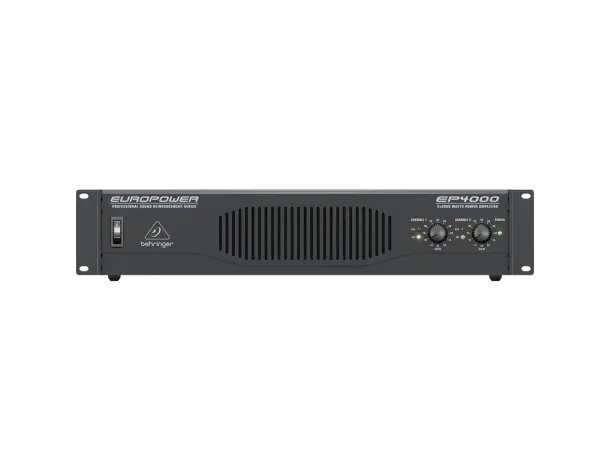 Behringer asd, 4000 W, 0,02%, 34 dB, 20000 ohm (O), 20 - 20000 Hz, 1/4