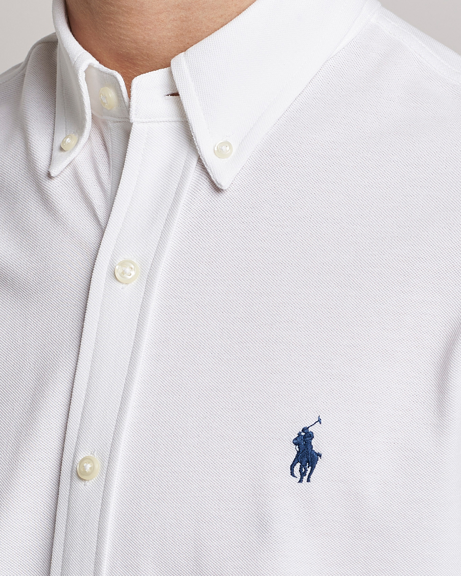 Polo Ralph Lauren Featherweight Mesh Short Sleeve Shirt White