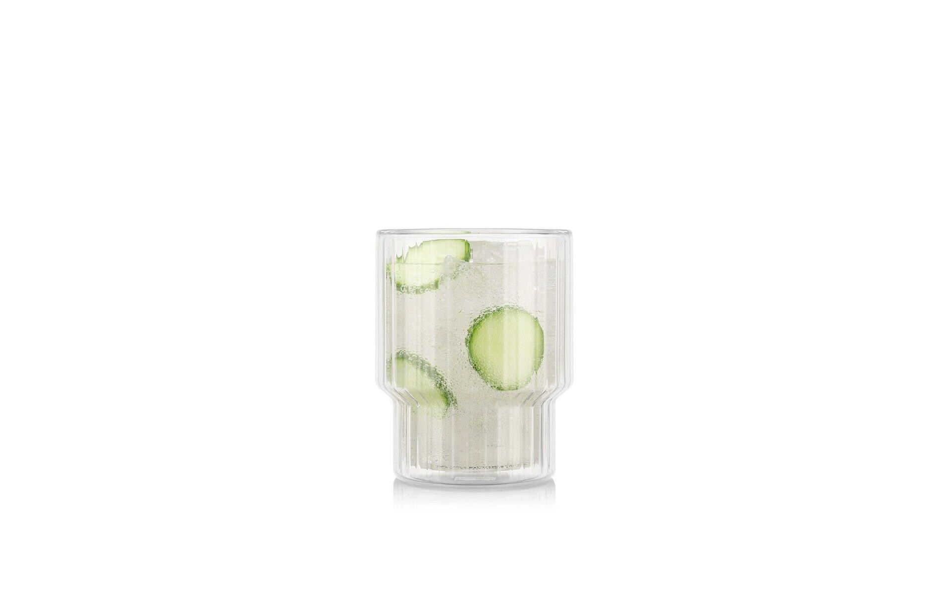 Trinkglas Navalia 2er Set Transparent, 0.35 lDoppelwandgläser