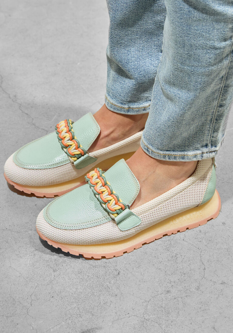 groene hispanitas lage sneakers hv253948