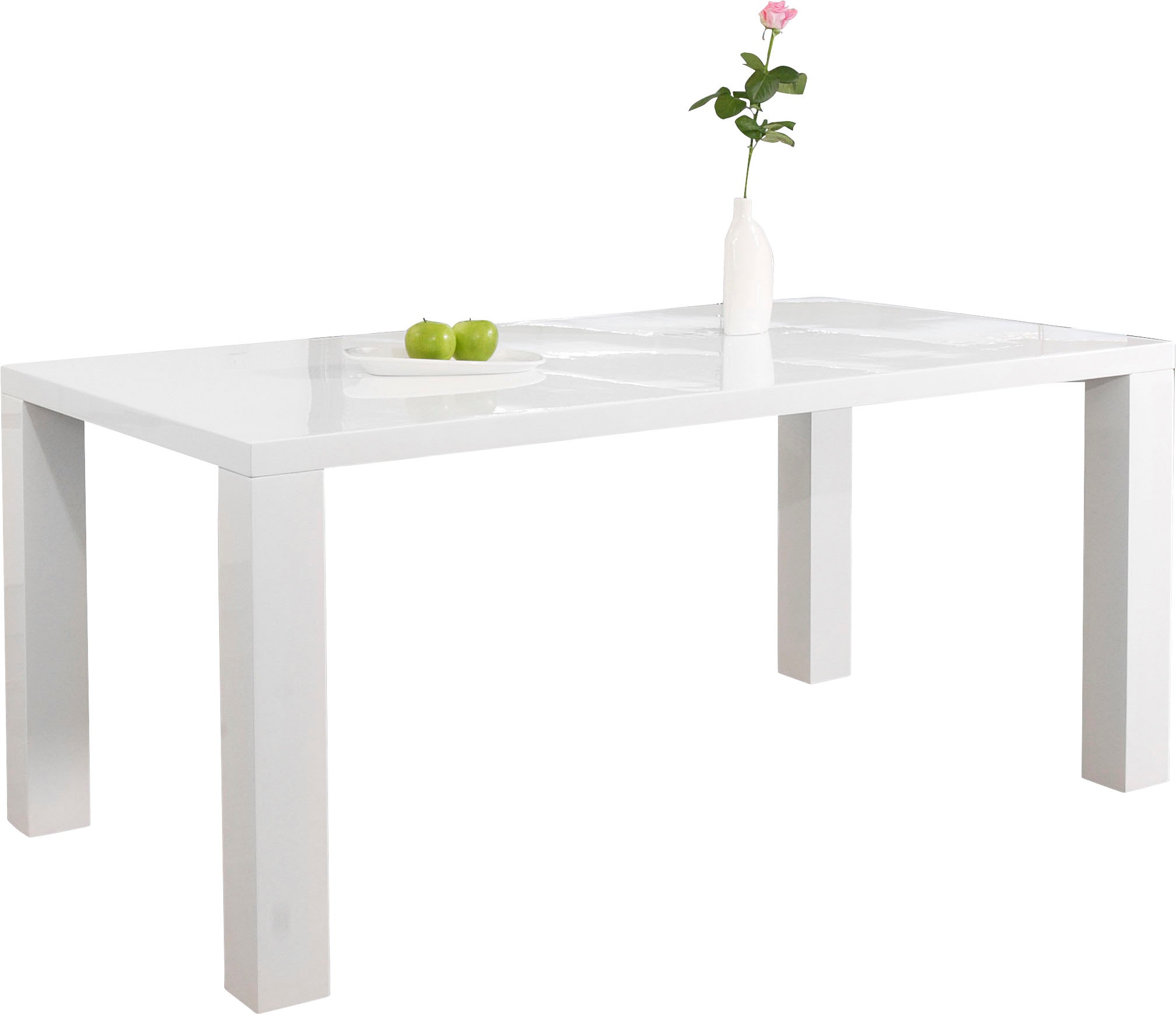 SalesFever Essgruppe »Luton - Stilvoller Esstisch inkl. Stühle« Set, 5 Stk. tlg.