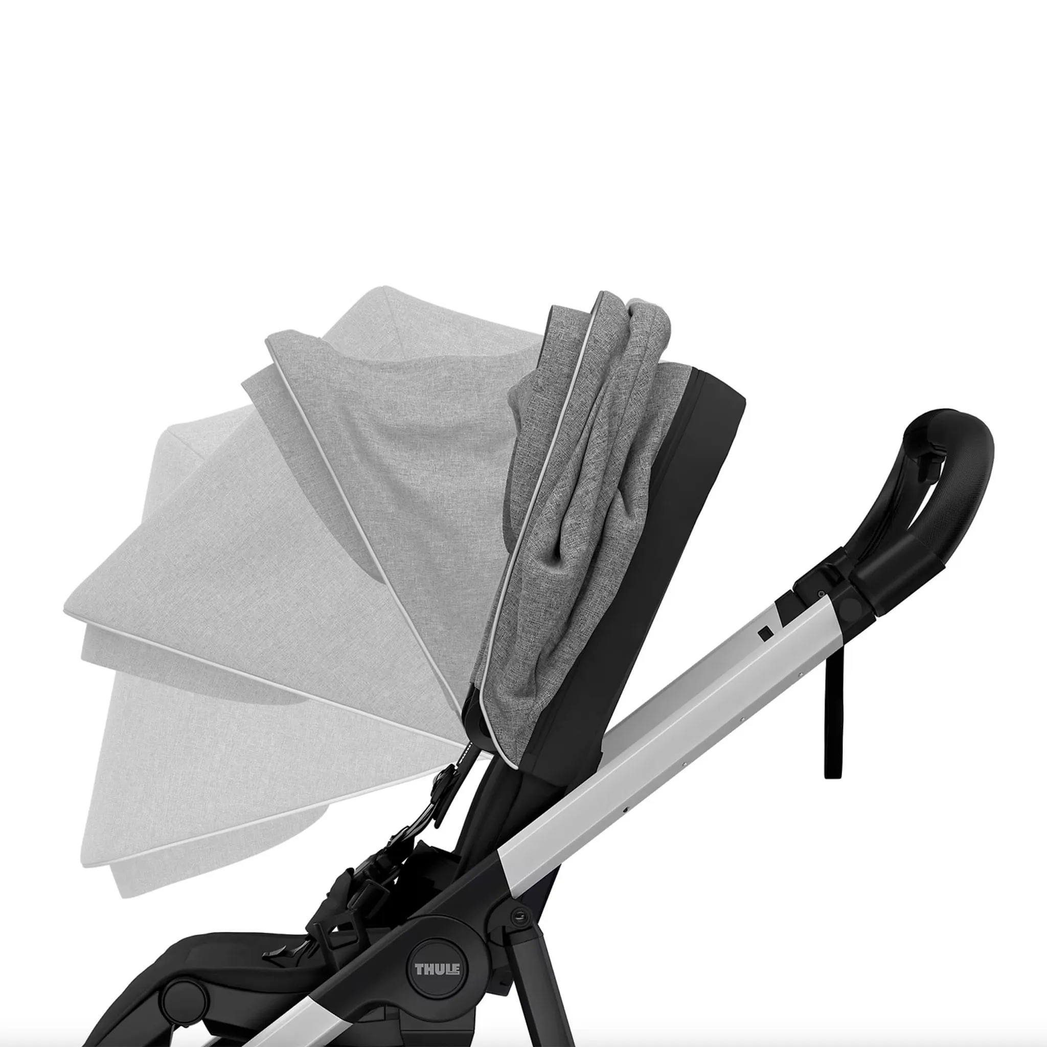 Thule Poussette Shine - Aluminium  Gris Mélange