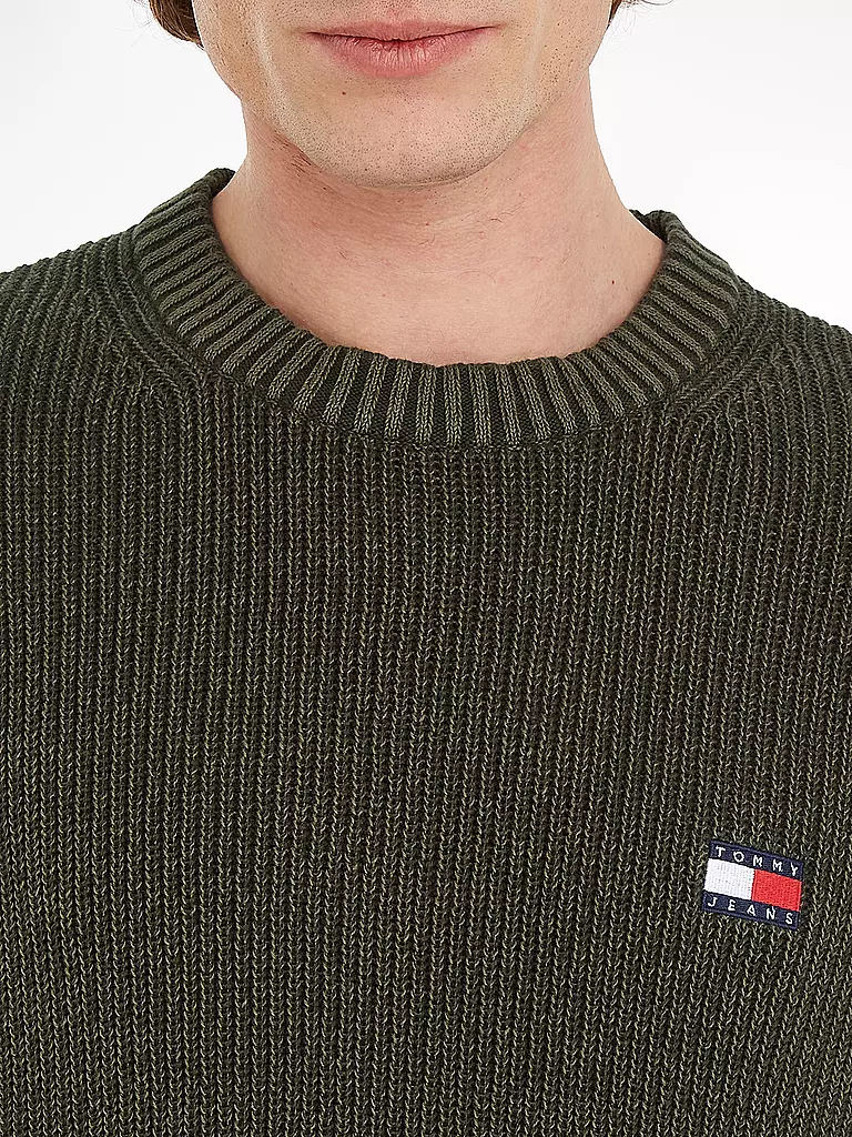 TOMMY JEANS Pullover olive