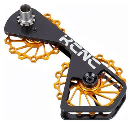 Jockey Wheel System KCNC Galets de Dérailleur Shimano 6800/9000 14 16 Dents Roulement Céramique Or