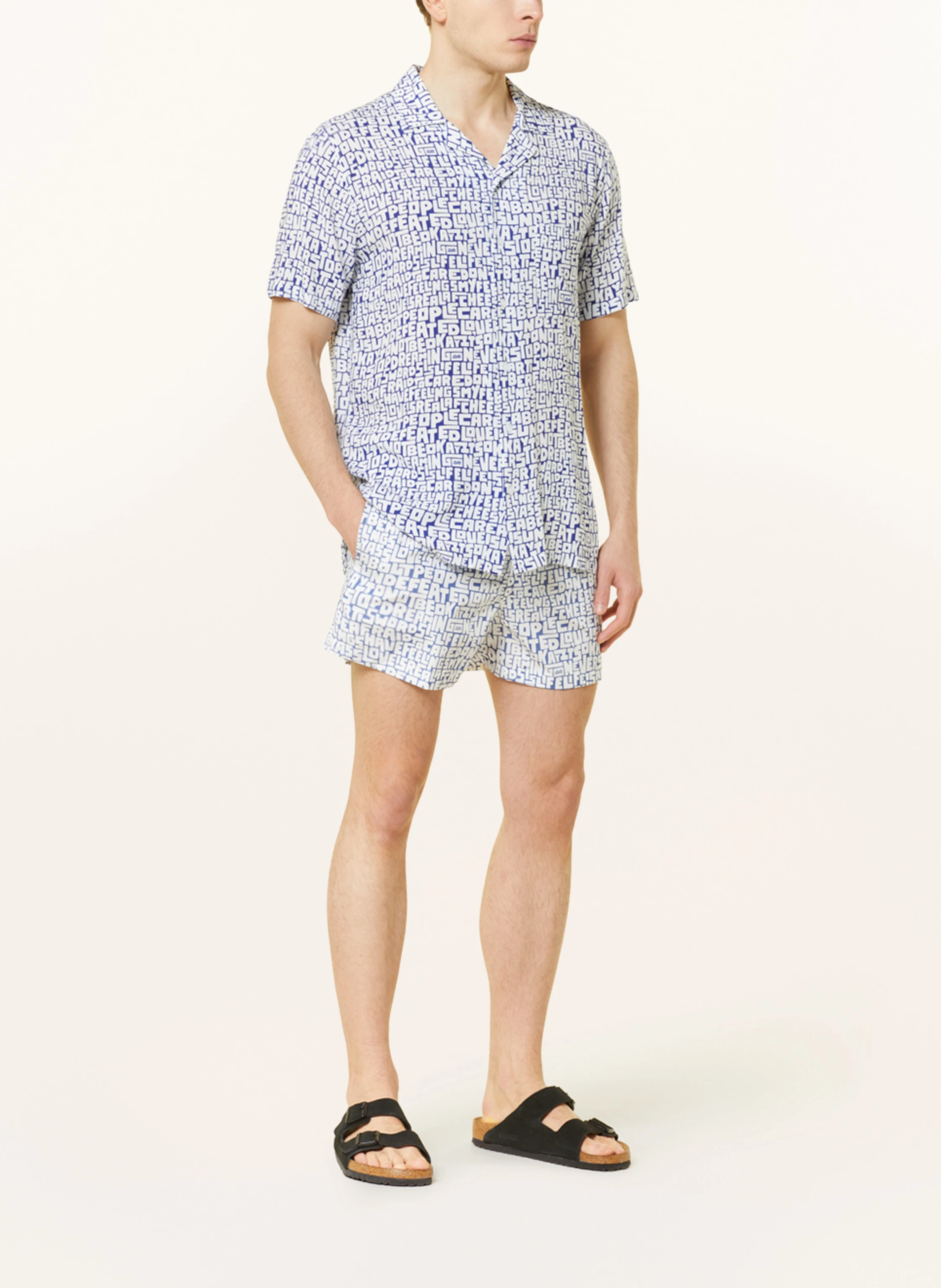 arrels BARCELONA Resorthemd BLUE NEVER STOP DREAMING × TIMOTHY GOOD Comfort Fit