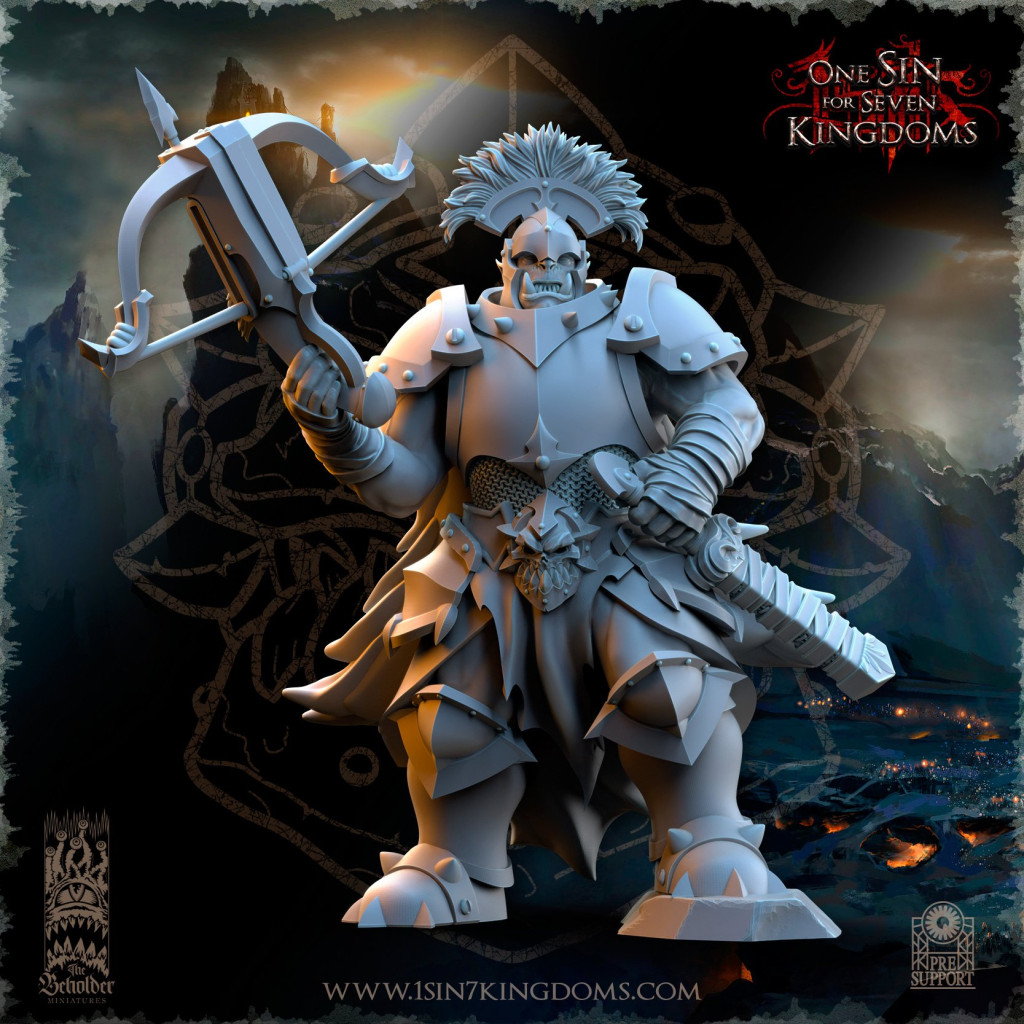 The Beholder Miniatures - Orcs - 8 Arbalétriers