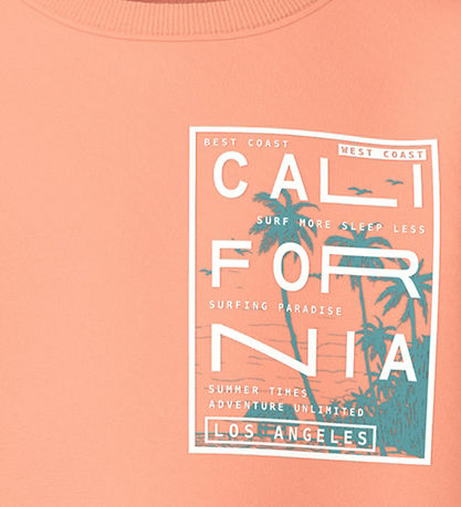 Name It T-Shirt - NkmVux - Papaya Punch/California
