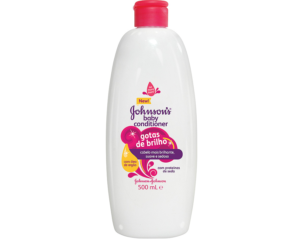 CONDICIONADOR JOHNSON'S BABY BRILHO MÁGICO 500ML