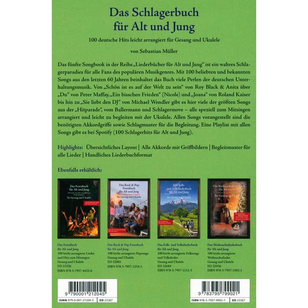 Schott Schlagerbuch Alt und Jung Uku