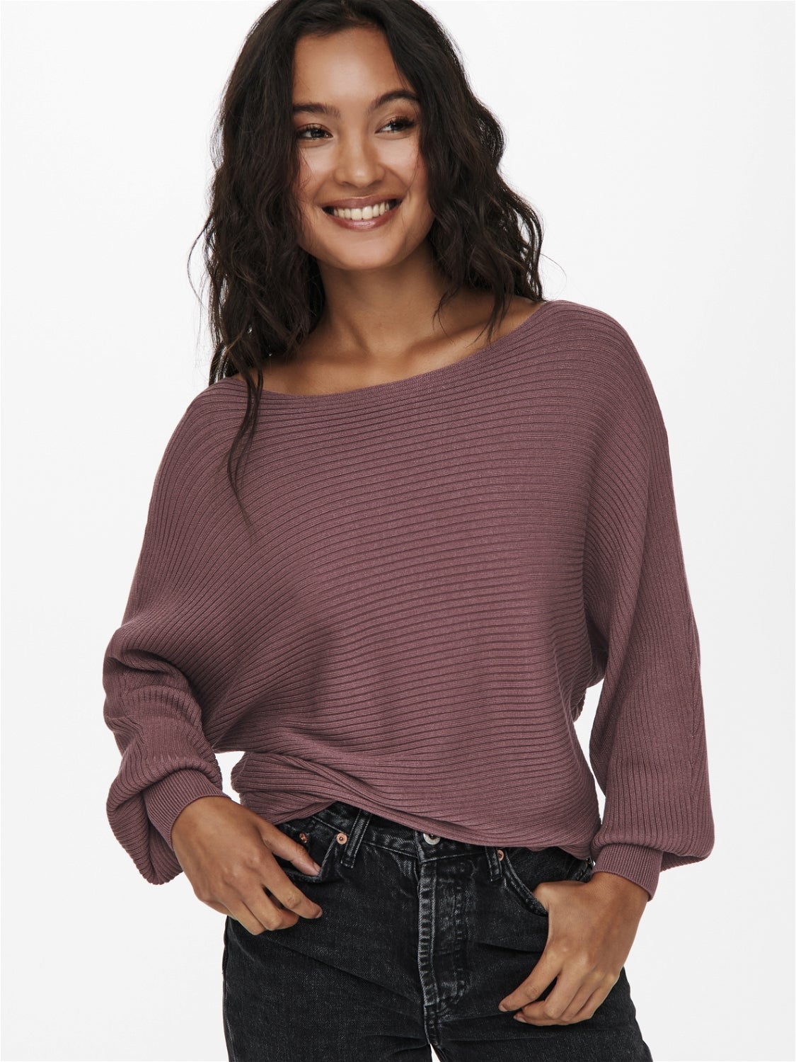 ONLADALINE Strickpullover Rose Brown