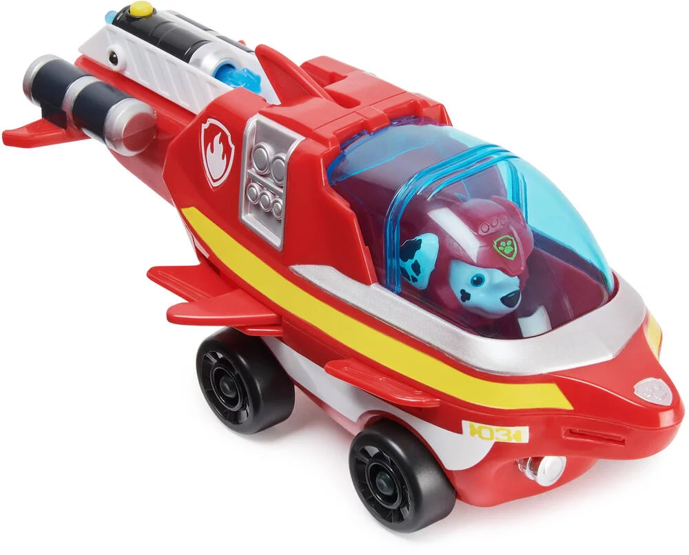 PAT'PATROUILLE -VEHICULE ET  FIGURINE MARCUS AQUA PUPS