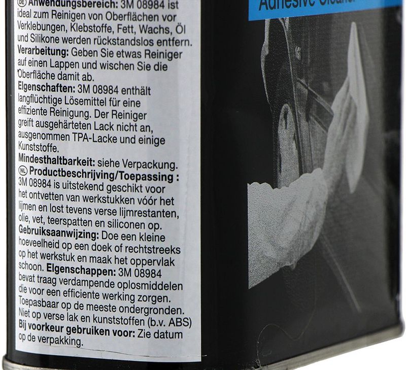 3M - Ontvetter - 1 Liter - Kleurloos - Veilig Voor Alle Ondergronden