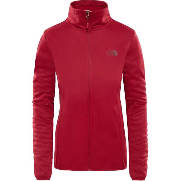 Veste polaire randonnée THE NORTH FACE THE NORTH FACE W TANKEN FZ JKT RUMBA RED 19 RUMBA RED