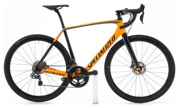 Produit reconditionné · Specialized Tarmac Carbone Di2 11V · Orange / Vélo de route / Specialized | Très bon état