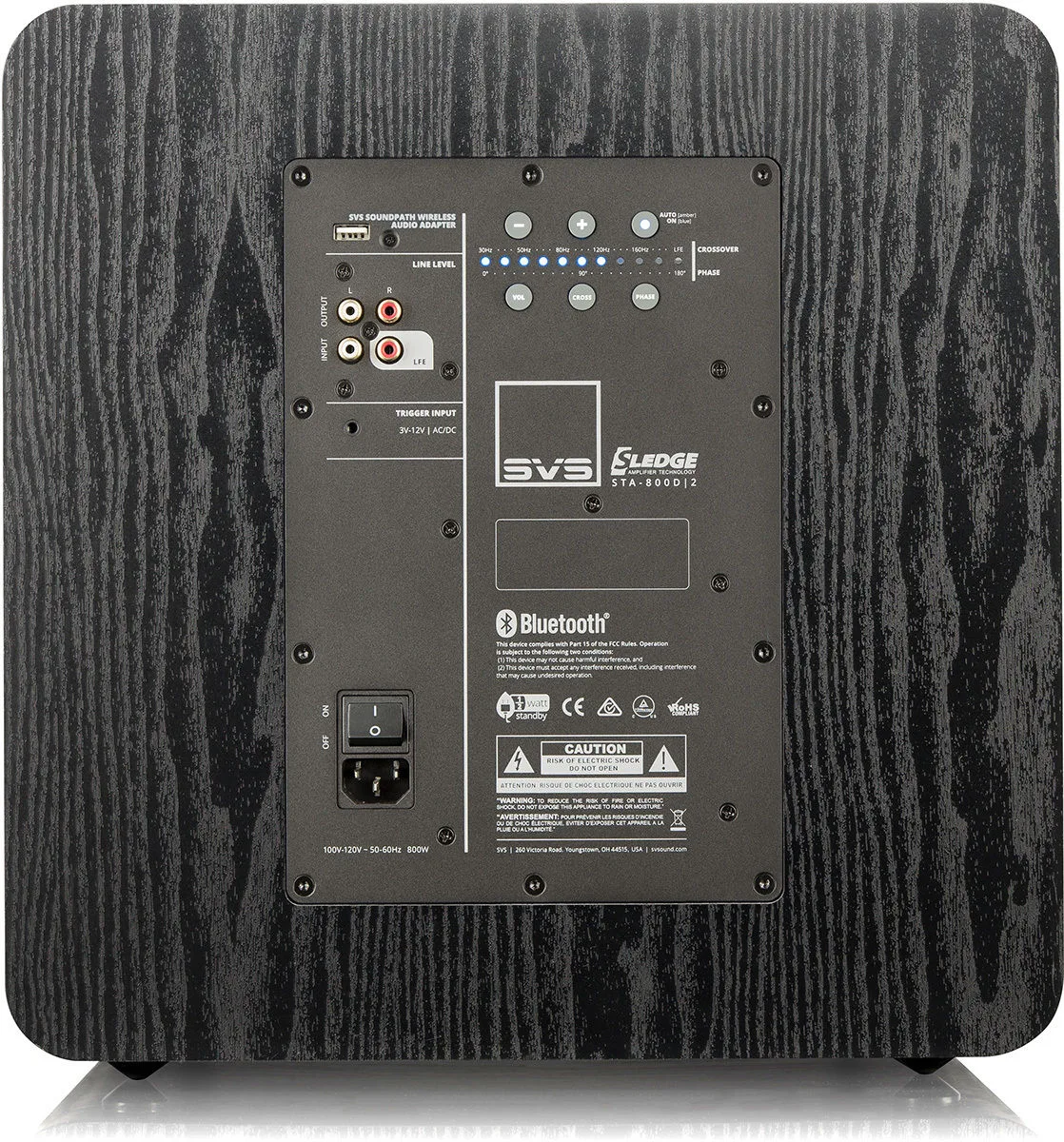 SVS SB-3000 Bois noir Caissons de basses