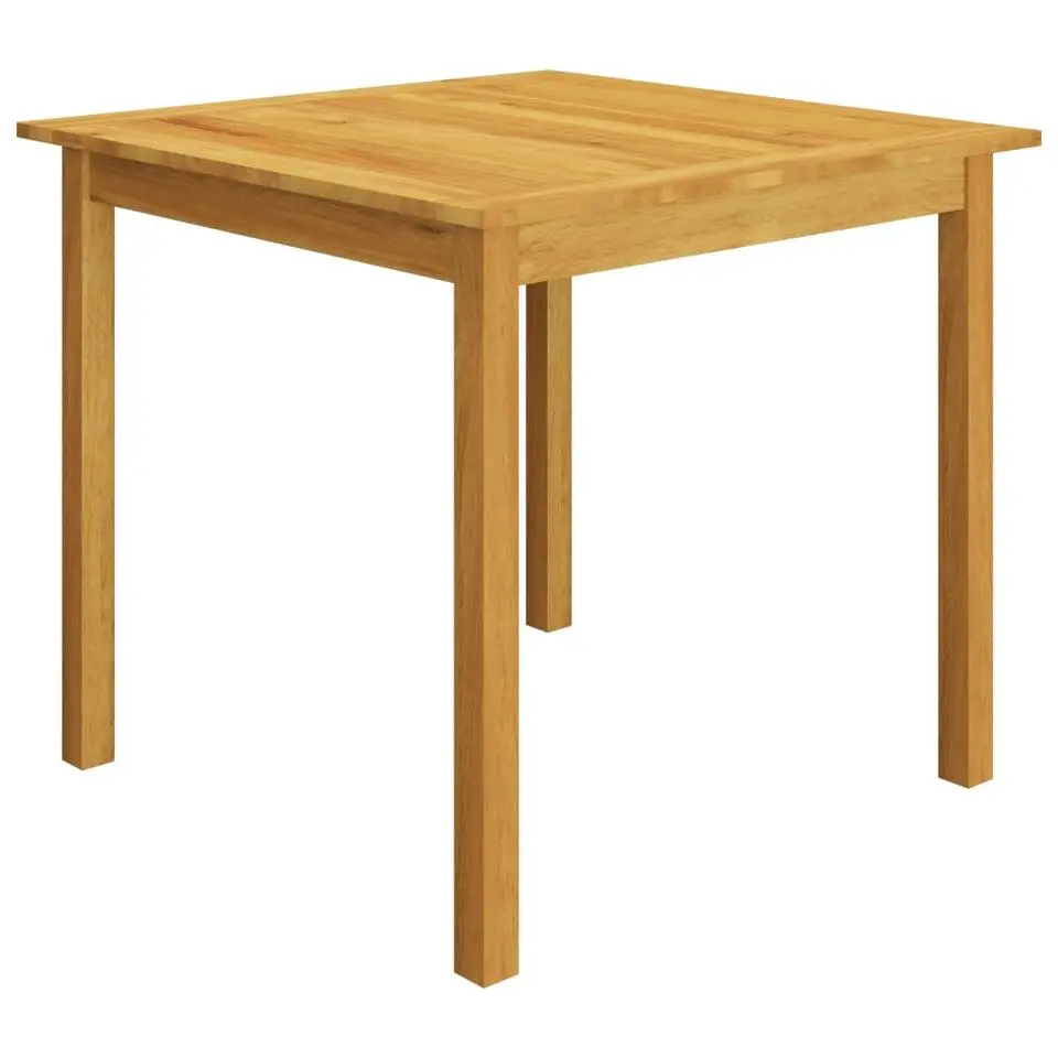 vidaXL - 5-delige Tuinset met wit kussens - Zwart - 2 2 1 - 85x85 cm hout tafel