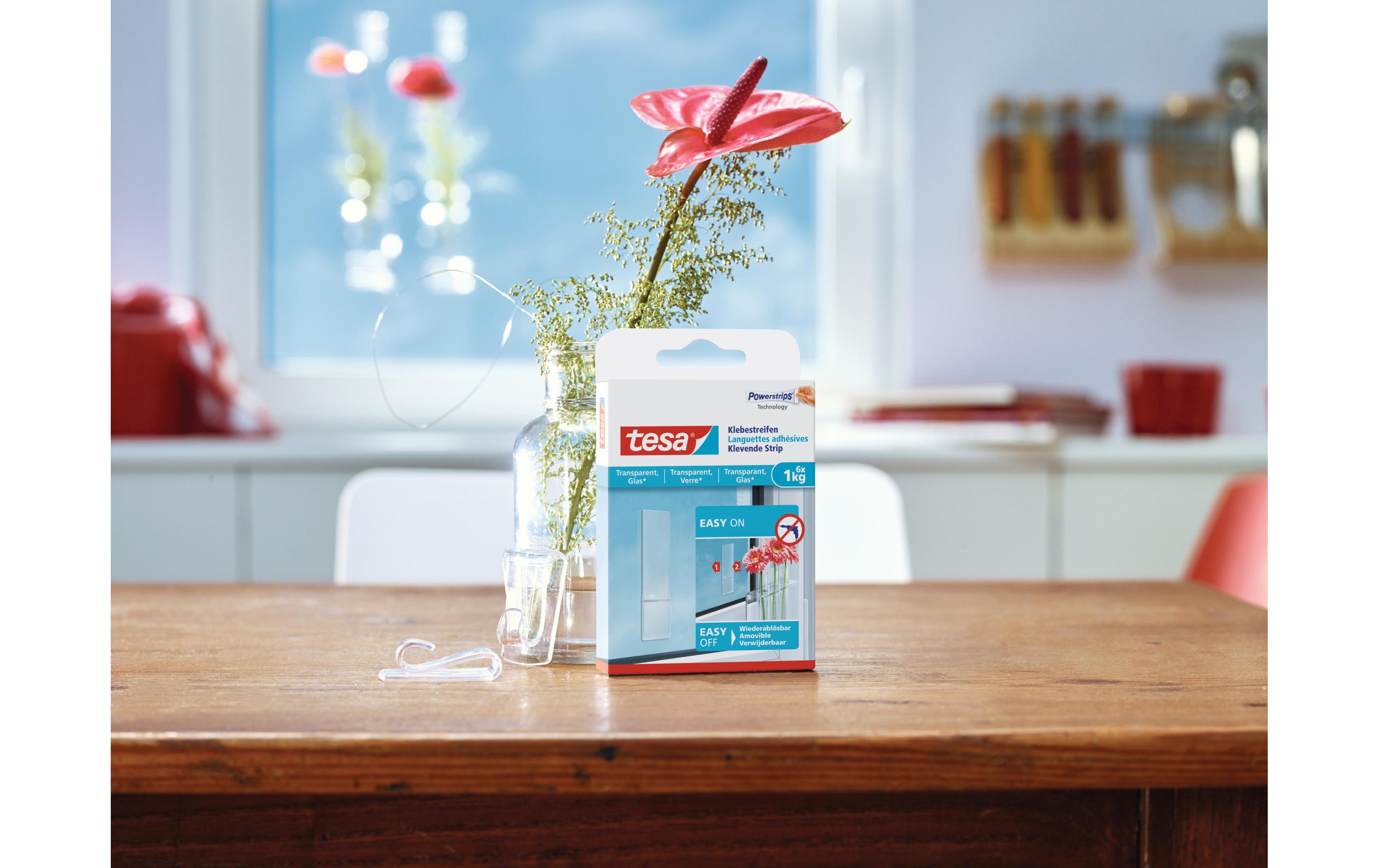 Klebestreifen 1 kg für transparente Flächen8 Stück