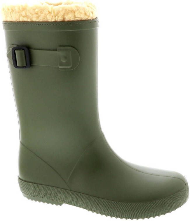 Igor regenlaarzen kaki kids Groen Rubber 33