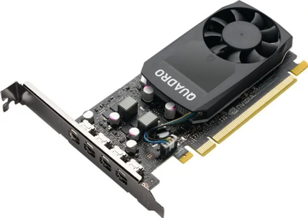 NVIDIA Quadro P1000 - Grafikkort - 4 GB GDDR5 lavprofil - 4 x Mini DisplayPort