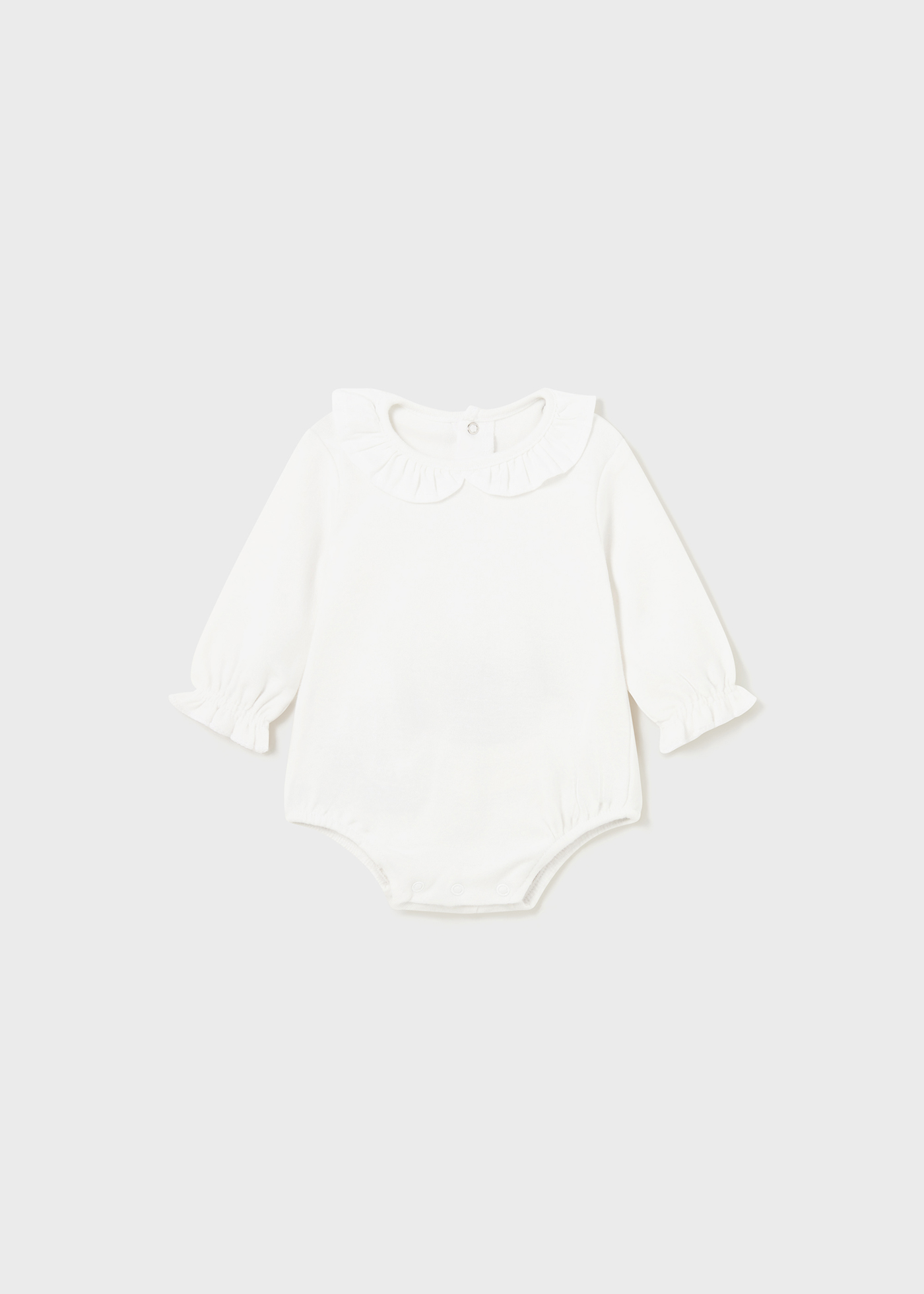 Body para recém-nascido Better Cotton com decote franzido