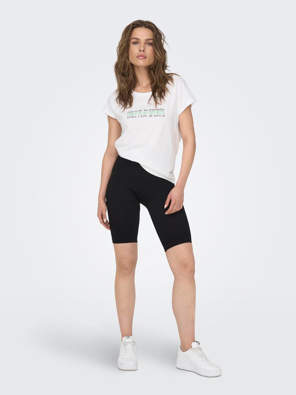 ONPJAIA Hohe Taille Slim Fit Shorts Black