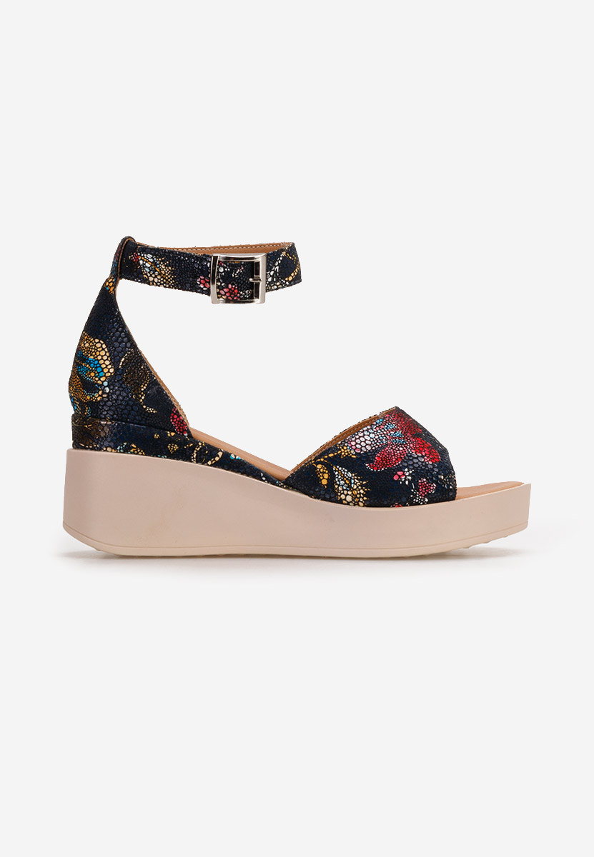 Sandales en cuir femme multicolores Salegia V4