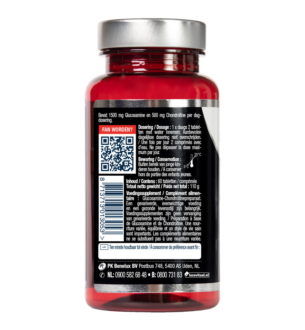 Lucovitaal Glucosamine Chondroïtine (60 tabletten)