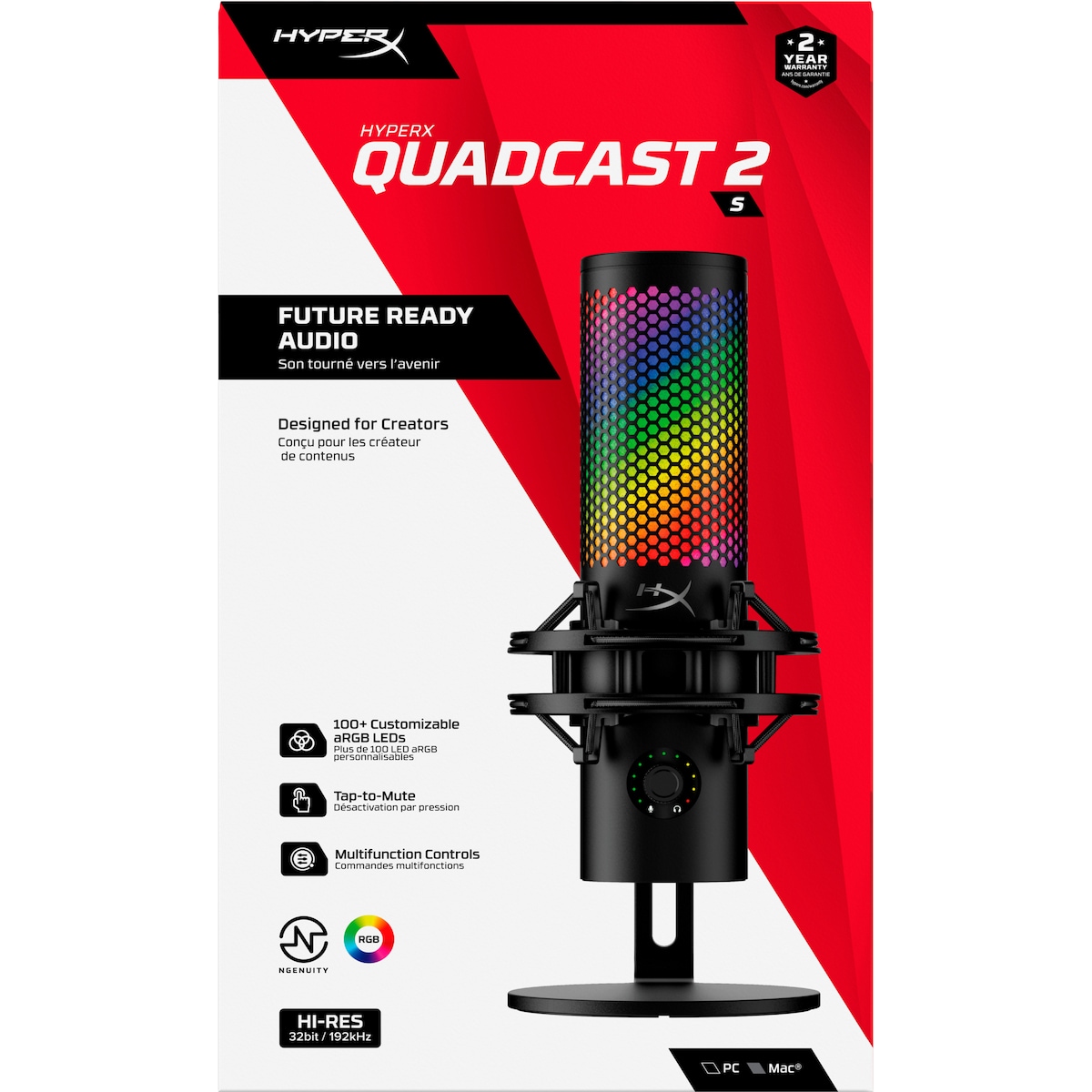 HyperX Quadcast 2 S mikrofon