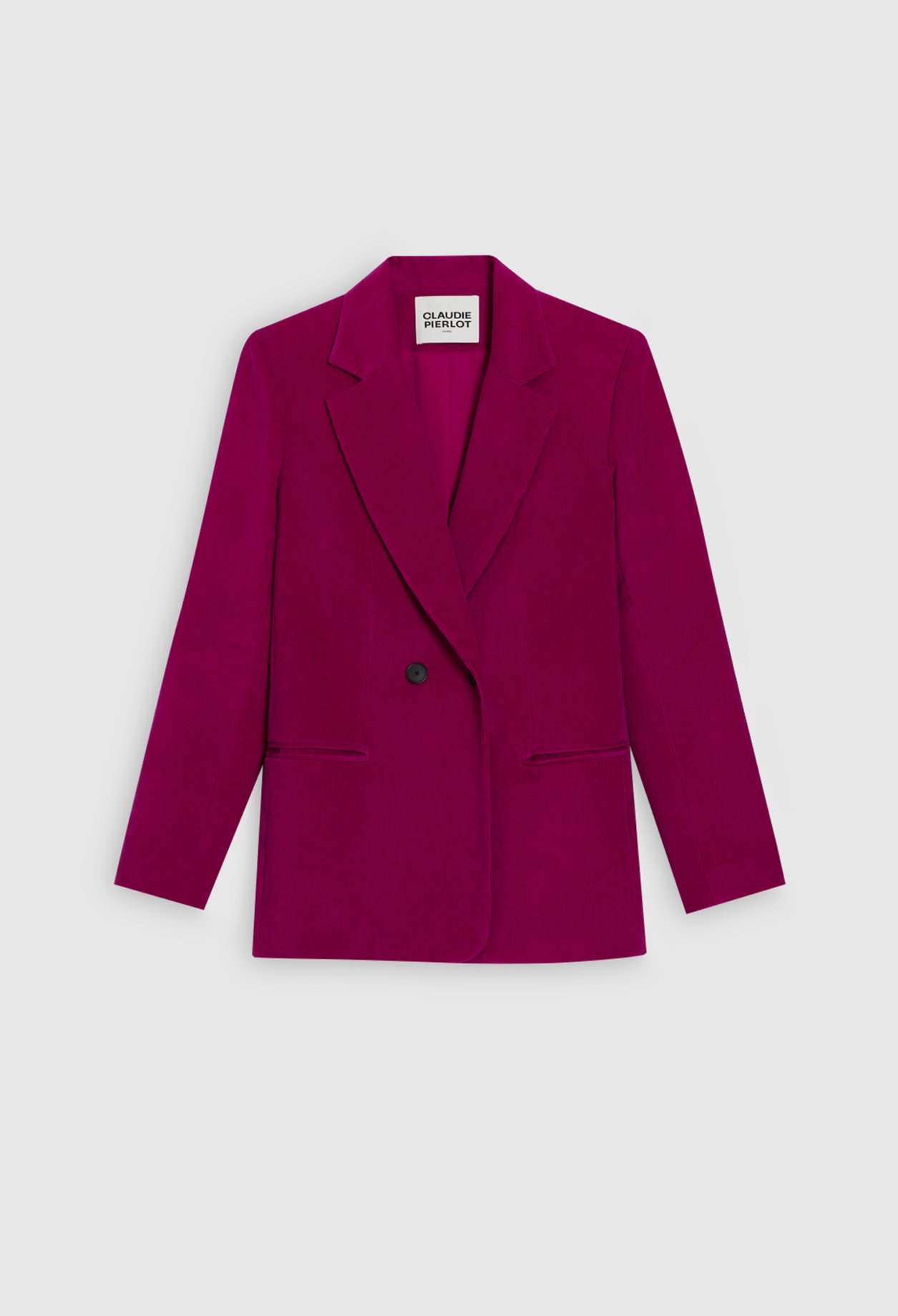 Veste croise velours