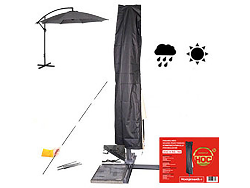 CUHOC Golden Label 230 cm parasolhoes - Black