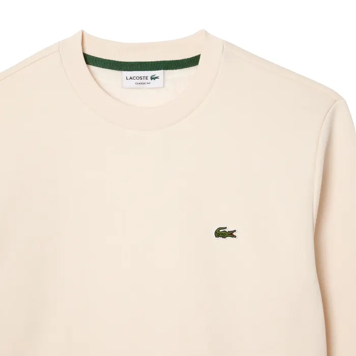 Lacoste Bio Cotton Fleece Crew Sweater Heren