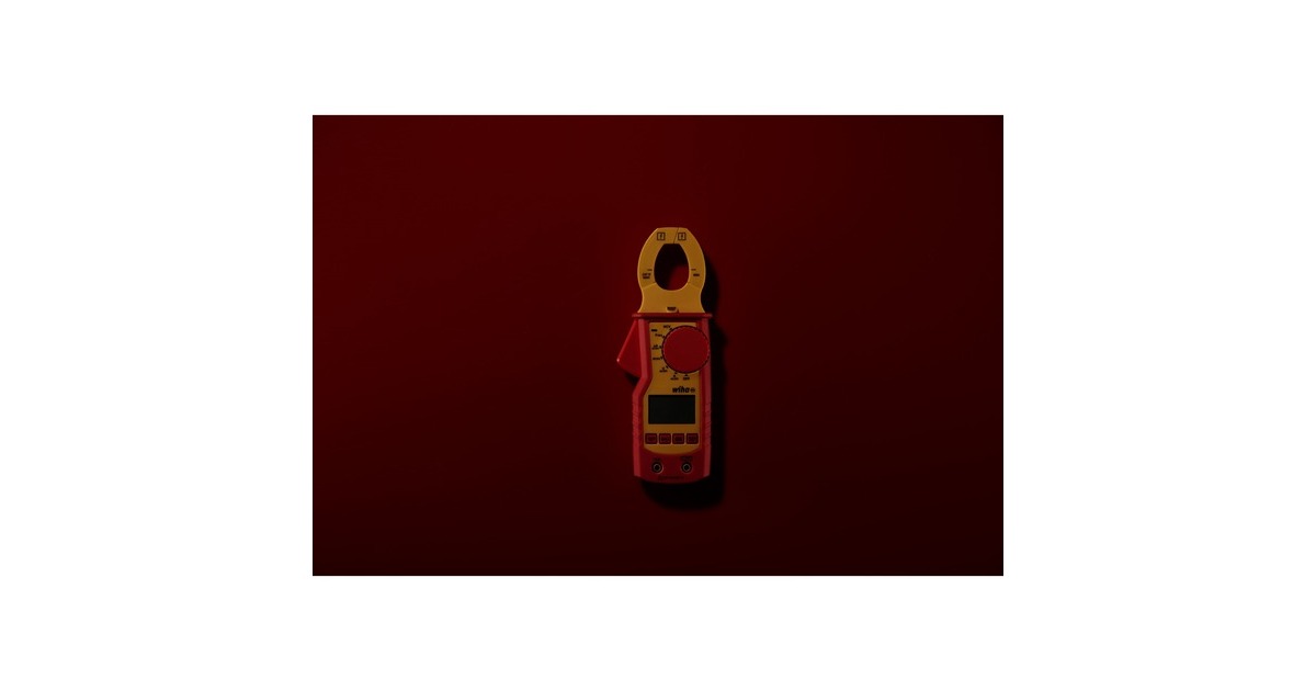 WihaStroomtang tot 1.000 V AC, CAT IV meetapparaat  (Rood/geel)