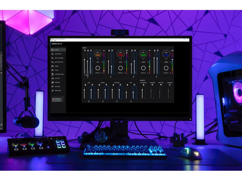 Roland Bildmischer BRIDGE CAST X Dual Bus Streaming-Mixer und Video Interface