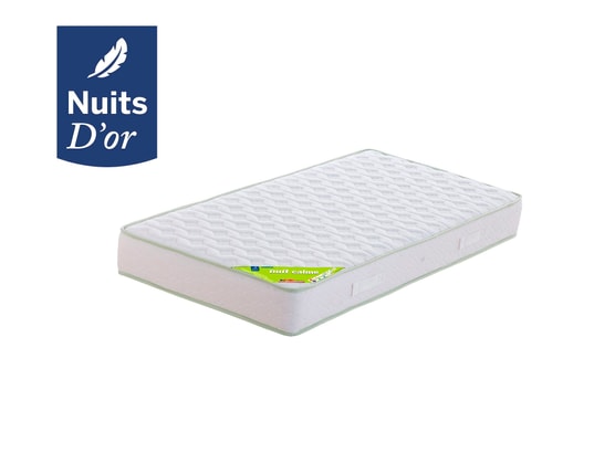 NUITS D'OR - Nuitsd'or Matelas 90x190 Densité 35 Kg/m3 - Hauteur 21 Cm ...