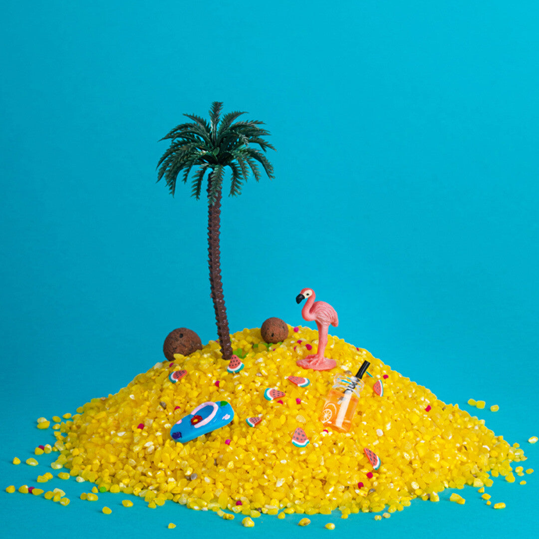 Petit boum sensorische fles spy - flamingo