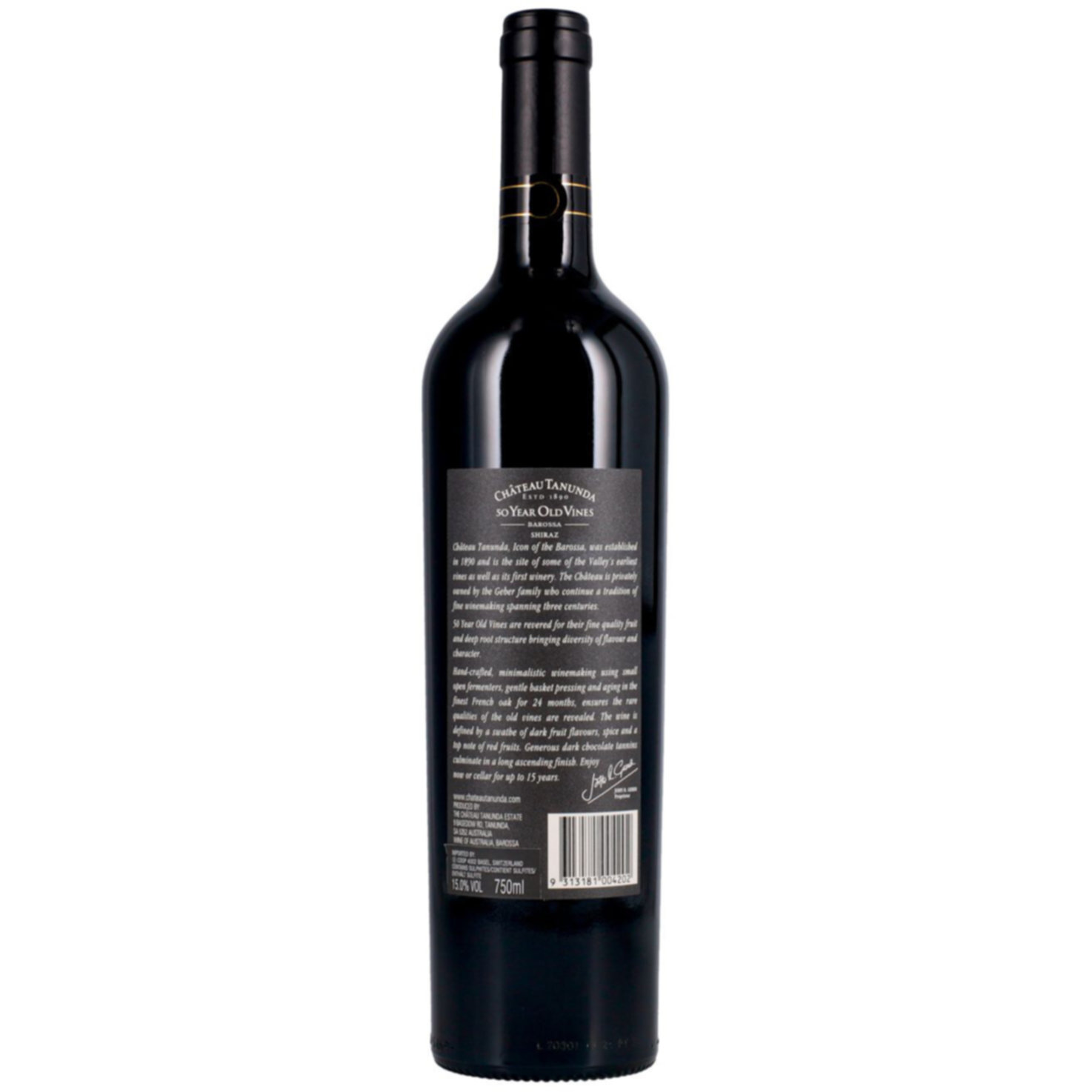 Barossa Shiraz 50 Year Old Vines Château Tanunda Geschenkbox -75cl