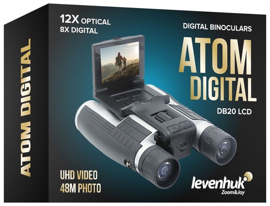 LEVENHUK - Jumelles Binoculaires lcd numériques de atom digital