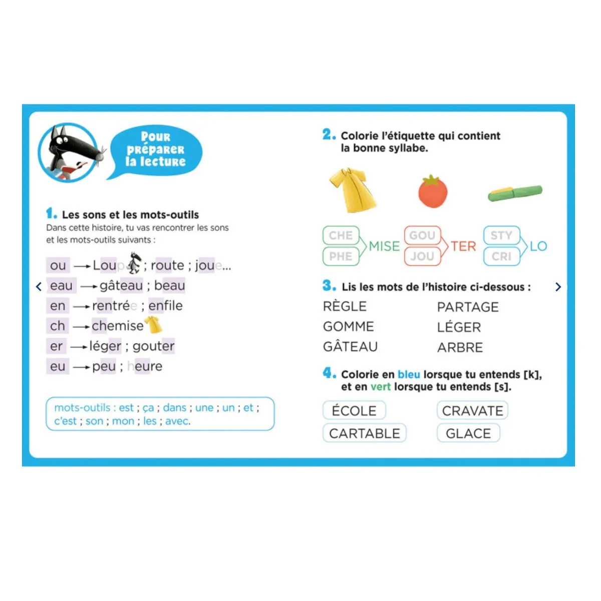 Auzou Mes Premières Lectures avec Loup - La rentrée des classes