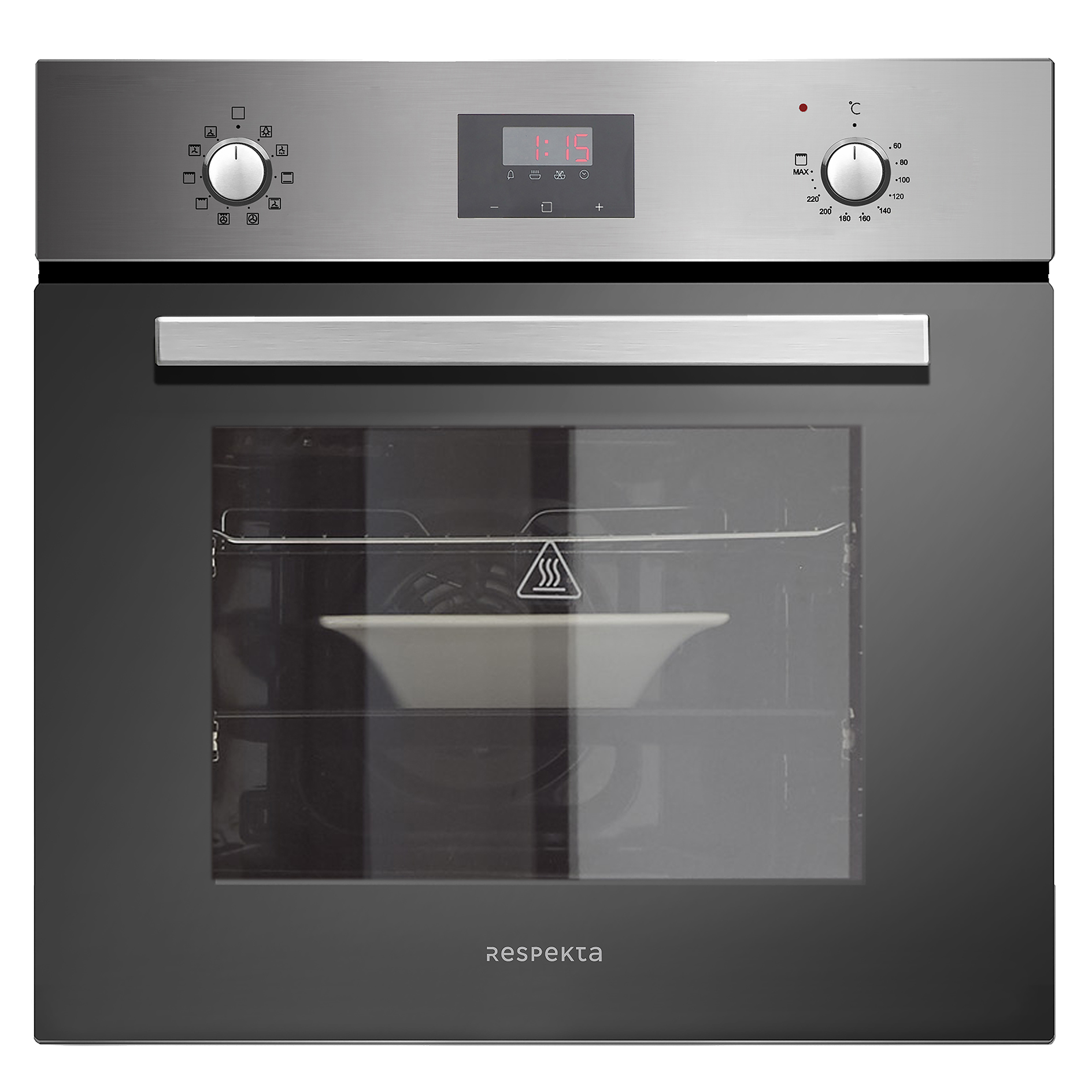 RESPEKTA Inselküche GABRIEL - weiß Hochglanz-weiß - mit E-Geräten - 320 cm